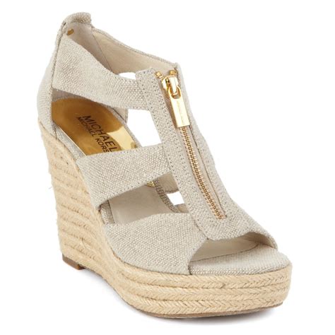 Michael Kors Women's Damita Platform Wedge Sandals Shoes